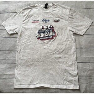 Kroger Promotional T Shirt Eucerin Aquaphor Life Changing Skincare Size Large